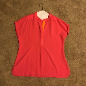 Hot pink Tahari Blouse